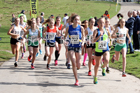 Girls under-15s 5k road race, 2018 ERRA Under-17s and Under-15s 5k Champs, Sutton Coldfield. Photo: David T. Hewitson/Sports for All Pics